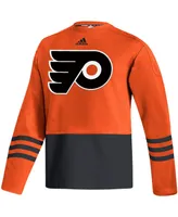 Men's adidas Orange Philadelphia Flyers Logo Aeroready Pullover Sweater