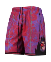 Men's Mitchell & Ness Purple Toronto Raptors Hardwood Classics Lunar New Year Swingman Shorts