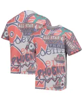 Men's Mitchell & Ness White Nba All-Star Game Hardwood Classics Jumbotron T-shirt