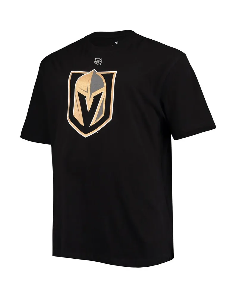 Men's Fanatics Jack Eichel Black Vegas Golden Knights Big and Tall Name Number T-shirt