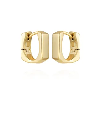 Vince Camuto Gold-Tone Rectangle Huggie Hoop Earrings - Gold