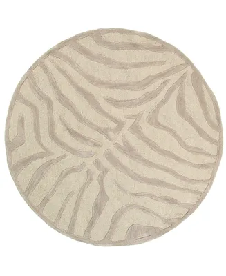 Lr Home Paris PAR02510 3' x 3' Round Area Rug