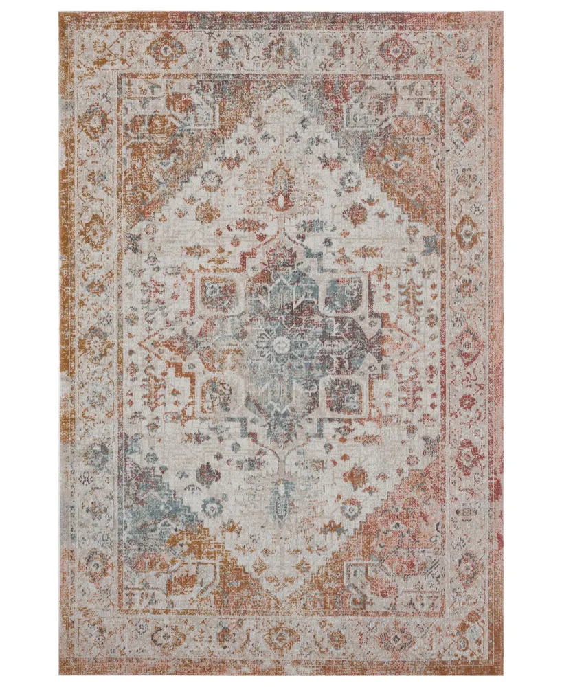 Lr Home Heirloom HRL81457 5'3" x 7'10" Outdoor Area Rug