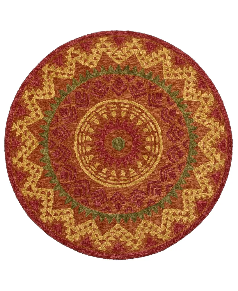 Closeout! Lr Home Radiance RDC54059 6' x 6' Round Area Rug