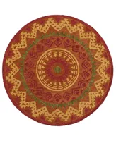 Lr Home Radiance RDC54059 6' x 6' Round Area Rug