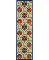 Nourison Home Aloha ALH19 2'3" x 10' Runner Rug