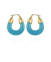 Vince Camuto Rock Candy Hoop Earrings