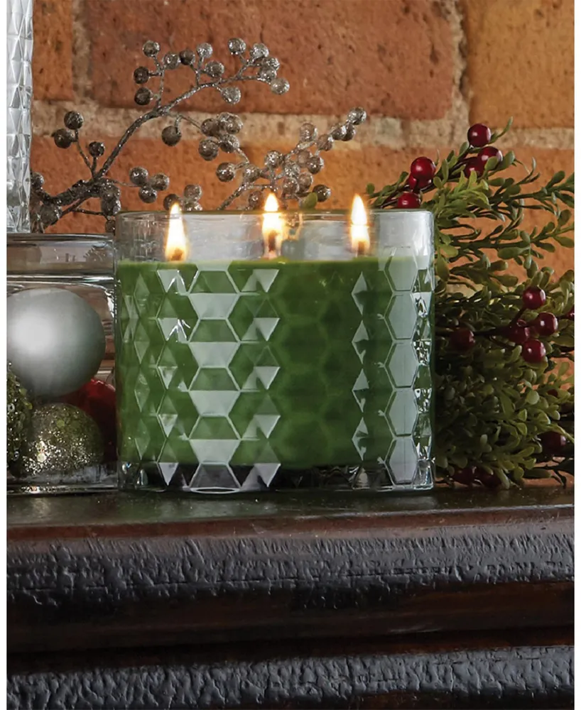 Winter Balsam Fragrance Honeycomb Glass Jar Candle