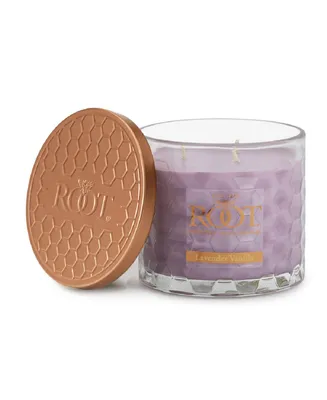 Lavender Vanilla Fragrance Honeycomb Glass Jar Candle