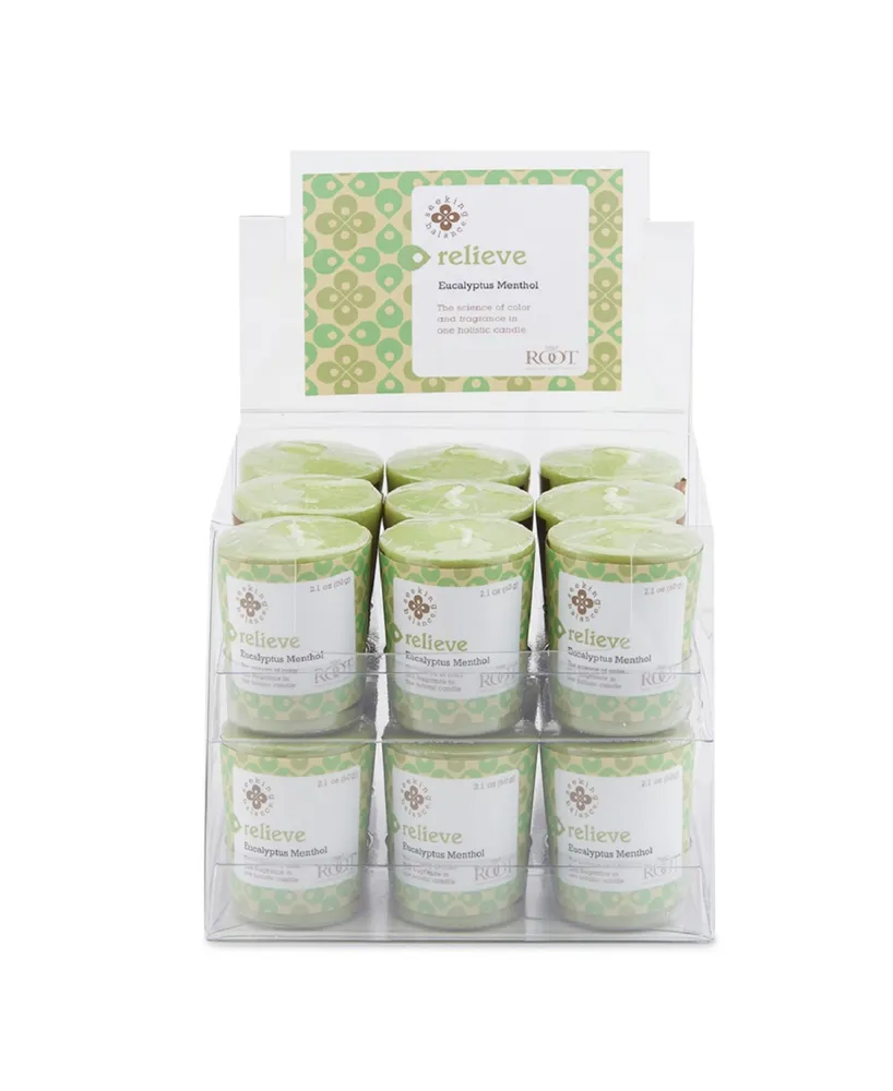 Seeking Balance Votive Relieve-Eucalyptus Menthol Set, 18 Piece