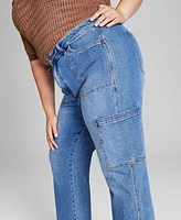 And Now This Trendy Plus Utility Jeans