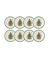 Spode Christmas Tree Salad Plates, Set of 8