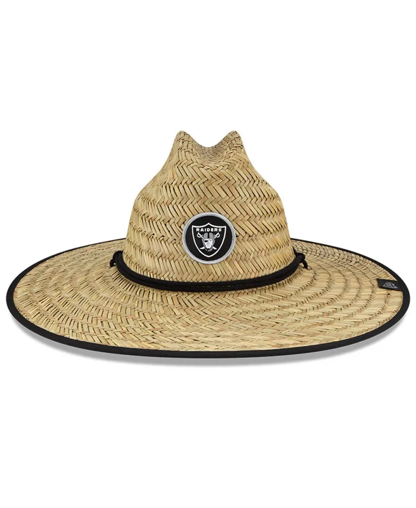 Men's Natural Las Vegas Raiders Nfl Training Camp Official Straw Lifeguard Hat