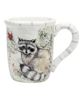 Certified International Winter's Walk 4 Piece Mug Set