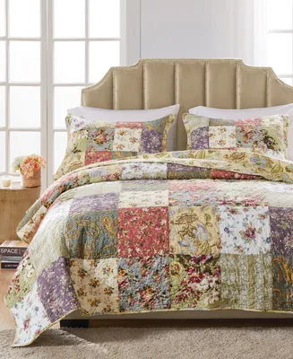Greenland Home Fashions Blooming Prairie Quilt Set