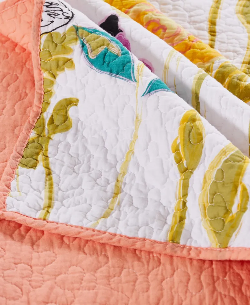 Greenland Home Fashions Watercolor Dream Quilt Set