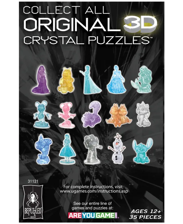 Disney Stitch Original 3D Crystal Puzzles from BePuzzled, Ages 12 and Up