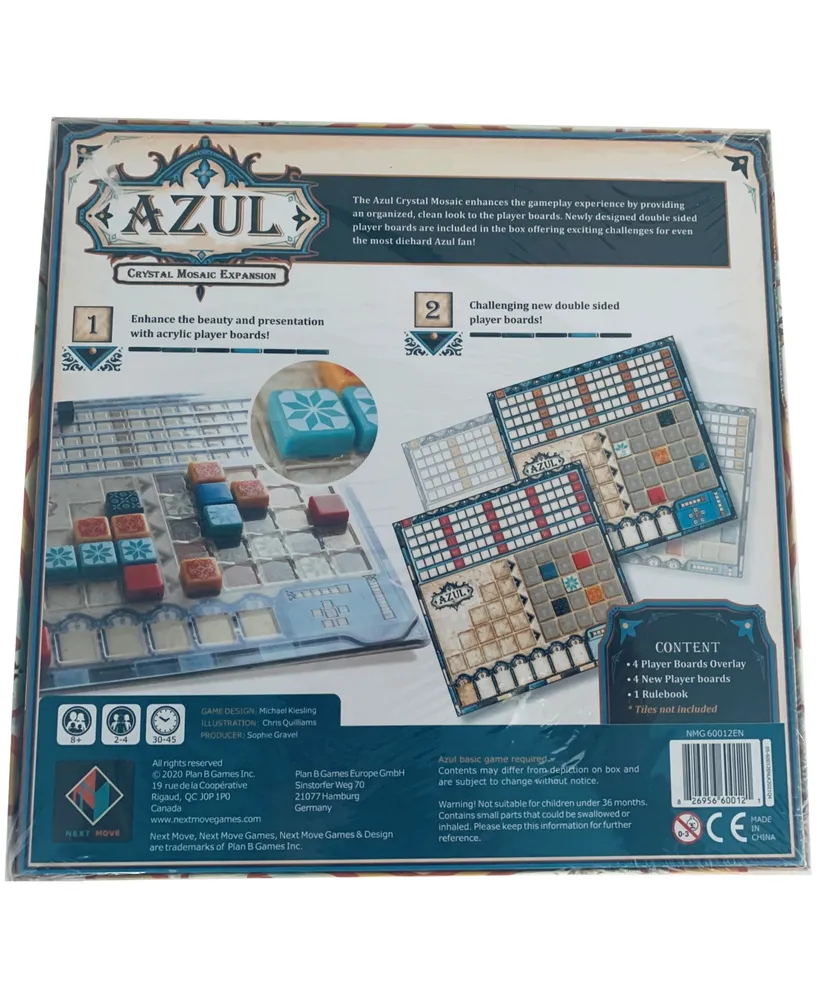 Next Move Games Azul Crystal Mosaic Expansion Set, 9 Piece