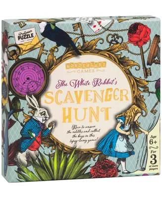Professor Puzzle Wonderland Games the White Rabbit's Scavenger Hunt Puzzle Set, 42 Piece
