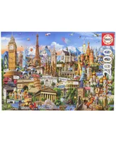 Educa Europe Landmarks Puzzle Set, 2001 Piece