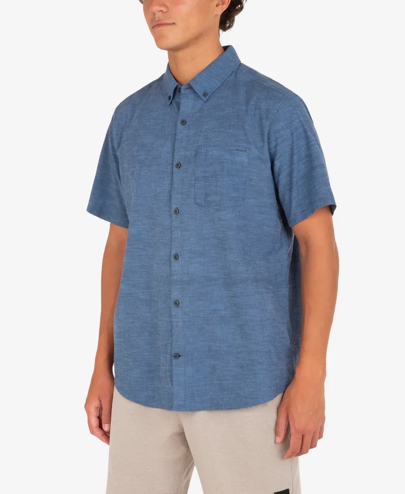 Hurley Men's One and Only Stretch Button-Down Shirt