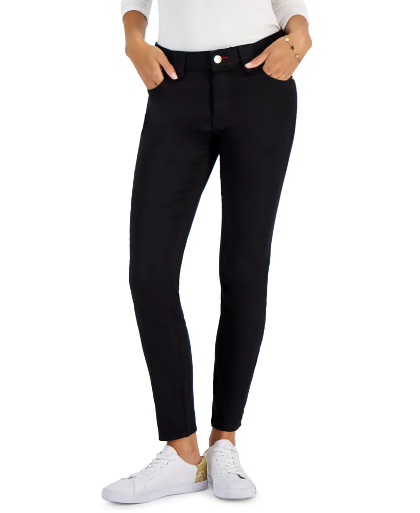 Tommy Hilfiger Women's TH Flex Waverly Sateen Skinny Pants - Macy's