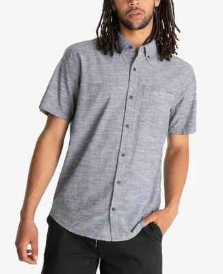 Hurley Men's One and Only Stretch Button-Down Shirt