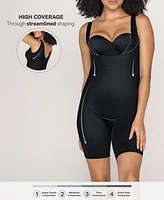 Leonisa Women's Undetectable Step-In Mid-Thigh Body Shaper