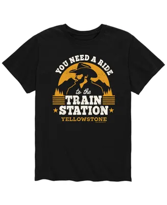 Men's Yellowstone Train Station T-shirt