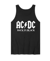 Men's Acdc Back Black Tank