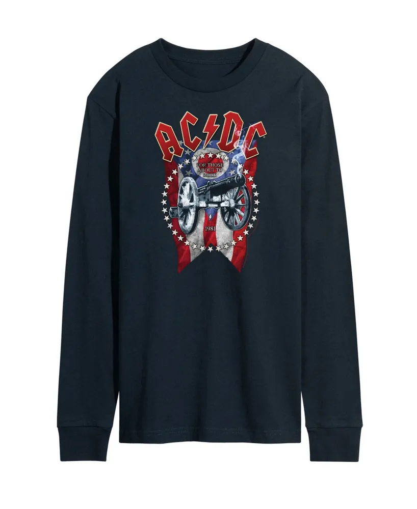 Men's Acdc Ohio Flag Long Sleeve T-shirt