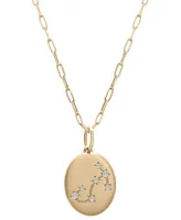 Wrapped Diamond Scorpio Constellation 18" Pendant Necklace (1/20 ct. tw) in 10k Yellow Gold, Created for Macy's