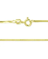 Giani Bernini Square Snake Link 16" Chain Necklace in 18k Gold-Plated Sterling Silver, Created for Macy's