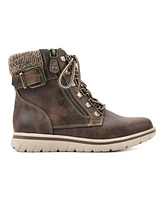 Cliffs by White Mountain Women's Hearty Lace-Up Hiker Booties