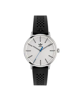 adidas Unisex Three Hand Code One Silicone Strap Watch 38mm