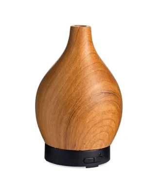 Woodgrain Vase Ultrasonic Essential Oil Diffuser, Set of 4