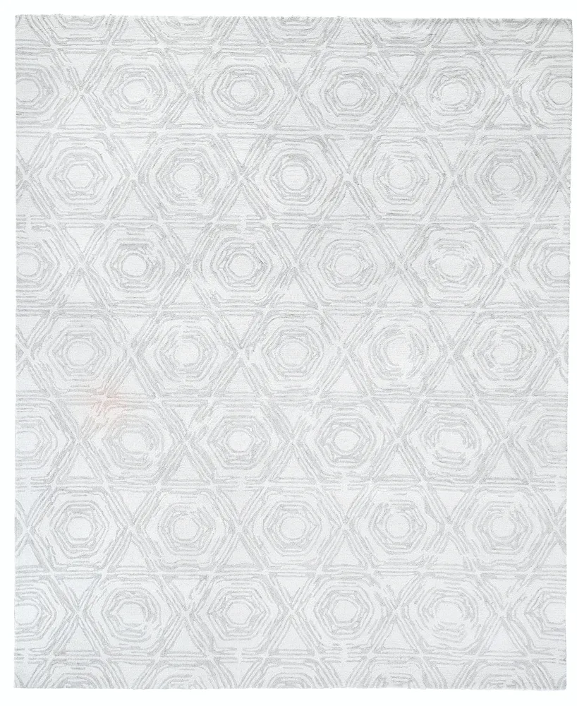 Exquisite Rugs Caprice ER2707 6' x 9' Area Rug - Silver