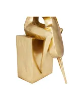 Contemporary Sculpture, 17" x 12" - Gold