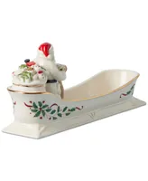 Lenox Santa Sleigh Cracker Tray