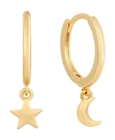 Girls Crew Hyperspace Mini Hoop Earrings Set - Gold