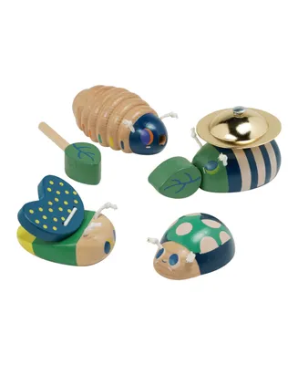 Manhattan Toy Company Folklore Bug Quartet Musical Wooden Toy Set, 4 Piece