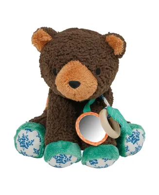Manhattan Toy Company Wild Bear-y Plush Teddy Bear 8" Stuffed Animal Activity Toy