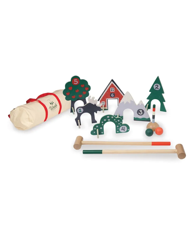 Manhattan Toy Company Through The Woods Two-Player Croquet Set, 11 Piece