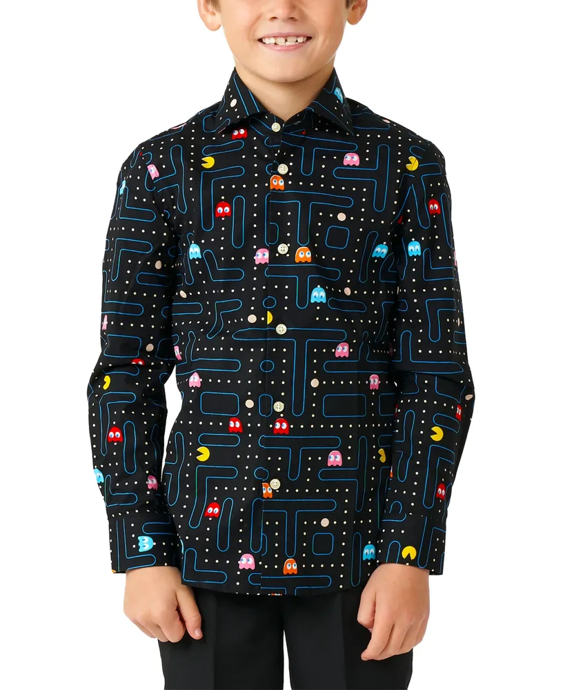 OppoSuits Toddler and Little Boys Pac-man Licensed Shirt