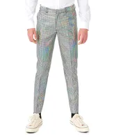 OppoSuits Big Boys Metallic Disco Ball Party Suit, 3-Piece Set