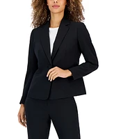 Le Suit Women's Crepe One-Button Pantsuit