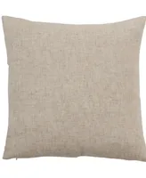 Saro Lifestyle Velvet-Like Geometric Decorative Pillow, 18" x 18"