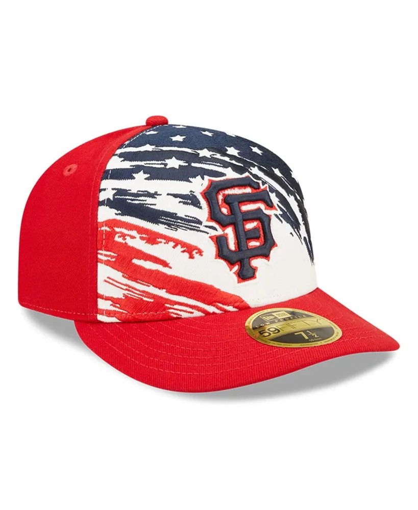 Men's New Era Red San Francisco Giants 2022 4th of July Low Profile 59FIFTY Fitted Hat