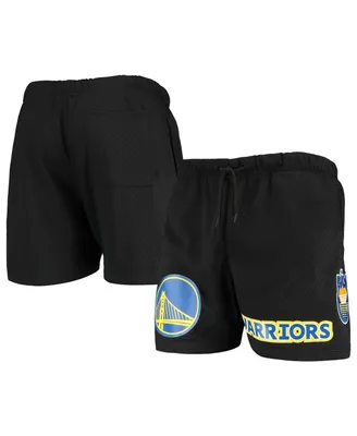 Men's Pro Standard Black Golden State Warriors Mesh Capsule Shorts