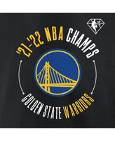 Men's Fanatics Black Golden State Warriors 2022 Nba Finals Champions Drive List Roster T-shirt